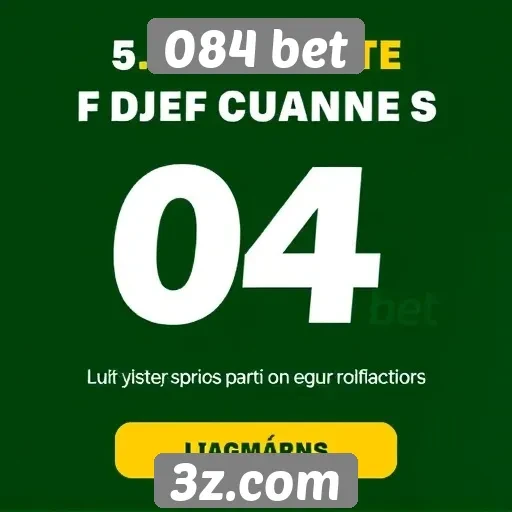 Possíveis promoções e bônus oferecidos pela 084 bet